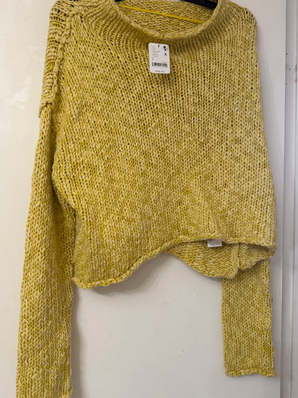 Free People Opal Rollneck Knit Sweater in Mango Mint - Picture 9 of 9